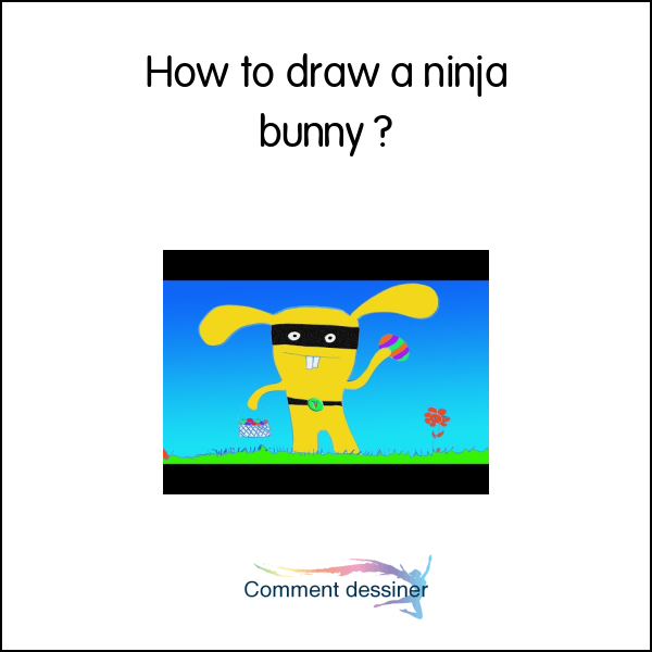 How to draw a ninja bunny